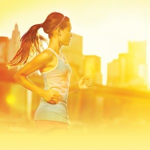 Running woman