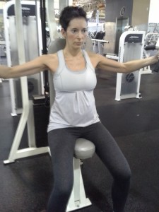 FitKim at 6 1/2 months pregnant, working it:)