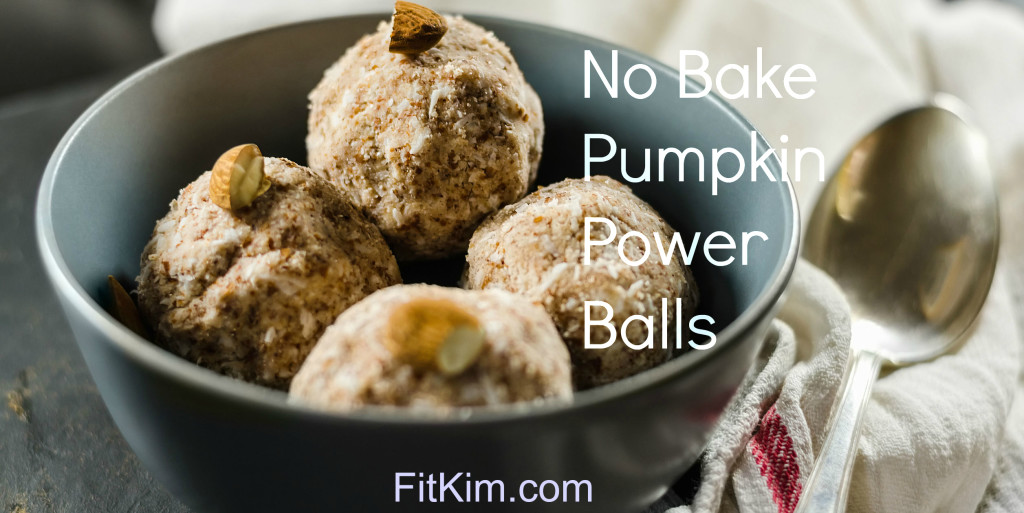 No Bake Pumpkin Power Balls-FitKim