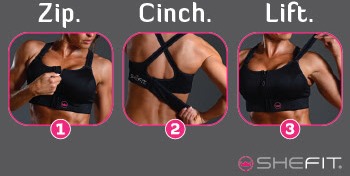 Testing out the shefit bra for my big boob ladies. For reference we ab