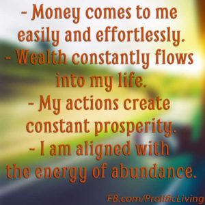 Affirmations-money